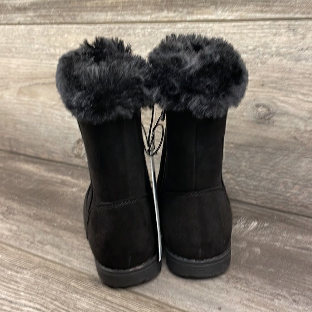 Toddler Girls’ Leah Zipper Slip-On Shearling Boots - Cat & Jack  - Picture 5 of 7